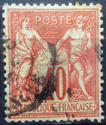 FRANCE           N° 70               OBLITERE - 1876-1878 Sage (Tipo I)