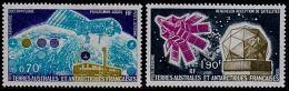 A1044 TAAF (French Antarctic Territories) 1979, SG 128-9 Satellite Research, MNH - Usati