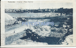 73605 URUGUAY MONTEVIDEO BEACH PLAYA RAMIREZ POSTAL POSTCARD - Uruguay