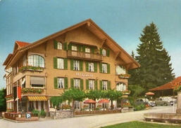 (36)  CPSM  Interlaken Hotel Restaurant Niesen Aeschi   (Bon Etat) - Aeschi Bei Spiez
