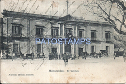 73649 URUGUAY MONTEVIDEO EL CABILDO CIRCULATED TO FRANCE POSTAL POSTCARD - Uruguay