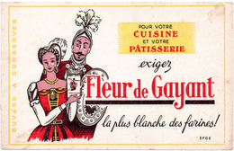 Buvard Fleur De Gayant, Pour La Cuisine Et La Pâtisserie. - Süssigkeiten & Kuchen