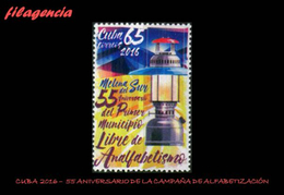 AMERICA. CUBA MINT. 2016 55 ANIVERSARIO DE LA CAMPAÑA DE ALFABETIZACION - Nuevos