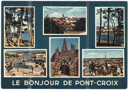 FRANCIA - France - 1977 - 0,80F + Flamme - 29 Finistère - Pont-Croix - Multivues - Viaggiata Da Pont-Croix Per Sannois - Pont-Croix