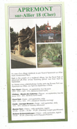 Dépliant Touristique, APREMONT ,  2 Pages  , Frais Fr : 1.55 Euros - Tourism Brochures