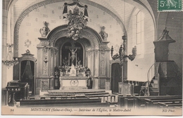 MONTIGNY LES CORMEILLES   INTERIEUR DE L'EGLISE LE MAITRE AUTEL - Montigny Les Cormeilles