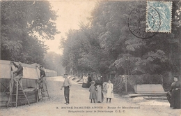 93-MONTFERMEIL- NOTRE-DAME-DES-ANGES- ROUTE DE MONTFERMEIL, PREPARATIFS POUR LE PELERINAGE - Montfermeil