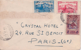 GRAND LIBAN - LETTRE BEYROUTH POUR PARIS - TIMBRES DONT 197 - 1946 - Brieven En Documenten