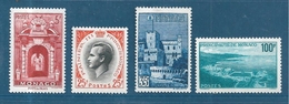 Monaco Timbres De 1959  N°503/04 + 506 Et 509   Neufs Tres Légère Trace De Charnière - Unused Stamps