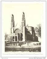 Koekelberg (Bruxelles - Brussel). Basilique. Basiliek. Archt.: Albert Van Huffel. Dimensions - Afmetingen: 90 X 70 Mm. - Koekelberg