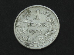 1 Franc 1909 - Royaume De BELGIQUE -  Leopold II  **** EN ACHAT IMMEDIAT **** - 1 Frank