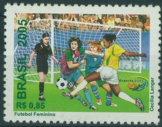 BRAZIL #2974  -  WOMEN'S SOCCER - MNH  2005 - Unused Stamps