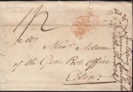 VORPHILA  GROSSBRITANNIEN, Faltbrief Von Yorfar Nach Edinburgh, Stempel K1: YORFAR, 16.FEB 1811 - ...-1840 Prephilately