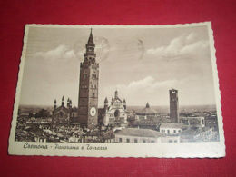 Cartolina Cremona - Panorama E Torrazzo 1941 - Cremona