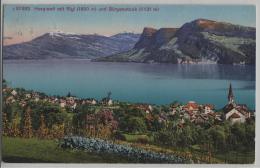 Hergiswil Mit Rigi (1800 M) Und Bürgenstock (1131 M) - Photoglob - Hergiswil