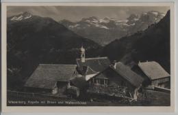 Wiesenberg - Kapelle Mit Brisen Und Wallenstöcken - Photo: Engelberger No. 3095 - Autres & Non Classés