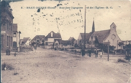 NORD - 59 - BRAY DUNES - Rue Des Cigognes Et De L'église - Bray-Dunes