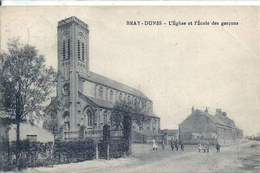 NORD - 59 - BRAY DUNES  - Eglise Et école Des Garçons - Bray-Dunes