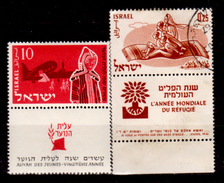 Israele-0045 - Valori Emessi Nel 1955-1960 (+/o) Hinged/Used - Senza Difetti Occulti. - Gebruikt (met Tabs)