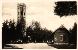 Schneekopf Im Thüringer Wald, Bude Mit Briefkasten Und Posthorn, 1929 - Oberhof