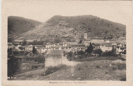 66 Sournia Vue Générale Cpa Noir Et Blanc Rare éditeur Berdagué, Vignaud & Cie Perpignan - Sournia