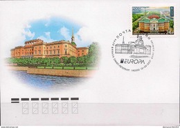 RUSIA/ RUSSIA / RUSSLAND- EUROPA 2017- TEMA ANUAL-"CASTILLOS - CASTLES - SCHLÖSSER "- FDC De La  SERIE De 1 V. - 2017