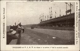 AUTOMOBILES - CIRCUIT DE LA SARTHE 1906 - NAZZARO Sur Fiat - Other & Unclassified