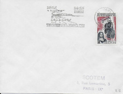 REUNION - 1965 - OBLITERATION MECANIQUE - ENVELOPPE De ST PAUL => PARIS - TRICENTENAIRE - Storia Postale