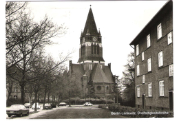 Deutschland - Berlin Lankwitz - Dreifaltigkeitskirche - Alte Ansicht - Cars - Autos - VW Käfer - Lankwitz