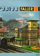 CATALOGUE FALLER 75-76- USINE BALLAST-AUTO TRAIN-GARE-JOUETS-STATION ESSENCE GARAGE-RACING-TARIFS FLEISCHMANN- NURMBERG - Ferrovie & Tranvie