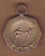 AC - FENCING MEDAL  1930s GENERAL DIRECTORATE OF YOUTH AND SPORTS TURKEY - Schermen