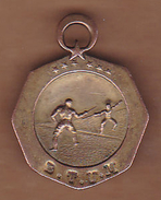 AC - FENCING MEDAL  1930s GENERAL DIRECTORATE OF YOUTH AND SPORTS TURKEY - Fencing