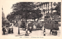 ¤¤  -  2174   -   PARIS   -  L'Avenue Des Ternes  -  Tramway   -  ¤¤ - Arrondissement: 17