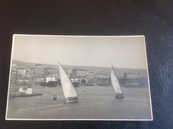 ROME Voiliers Sur Le Tibre - Carte Photo - Trasporti