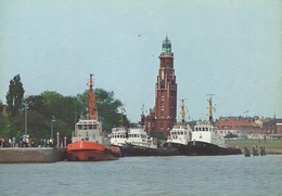 Tugboats In Port.  Bremerhaven.  Germany.  # 06342 - Tugboats