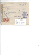 GRAND LIBAN 172 UR PLI POUR LA TUNISIE CENSURE 1943 - Used Stamps