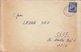 61530- FORESTRY VEHICLE, CROSS, STAMPS ON COVER, 1963, ROMANIA - Briefe U. Dokumente