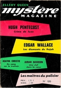 Mystère Magazine 199, Août 1964 (BE+) - Opta - Ellery Queen Magazine