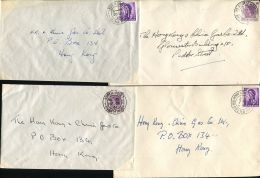 HONG KONG SMALL OFFICE POSTMARKS 1960/62 - Andere & Zonder Classificatie