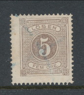 Sweden 1874, Facit # L3. Postage Due Stamps. Perforation 14. USED - Portomarken