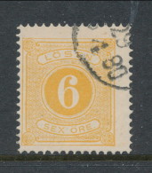Sweden 1874, Facit # L4. Postage Due Stamps. Perforation 14. USED - Portomarken