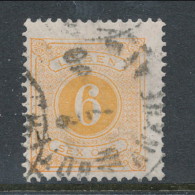 Sweden 1877-1882, Facit # L14. Postage Due Stamps. Perforation 13. USED - Segnatasse