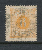 Sweden 1877-1882, Facit # L14. Postage Due Stamps. Perforation 13. USED - Segnatasse