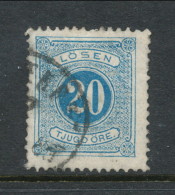 Sweden 1877-1882, Facit # L16. Postage Due Stamps. Perforation 13. USED - Portomarken