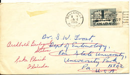 Canada Cover To USA Belleville 24-1-1965 - Lettres & Documents