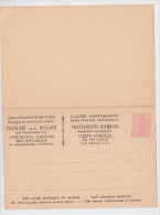 FINLANDE - SUOMI - ENTIER POSTAL - POSTKORT FRAN FINLAND POSTIKORTTI SUOMESTA 10 PENNI - MINT POSTAL STATIONERY CARD TTB - Postal Stationery