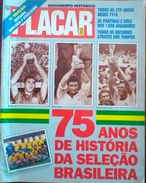 PLACAR (BRÉSIL) BRAZIL NATIONAL TEAM 75 YEARS HISTORY - Autres & Non Classés