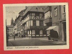Allemagne Deutschland Basse Saxe Göttingen Goettingen Bacfüsserstrasse Mit Junkerschänke - Goettingen