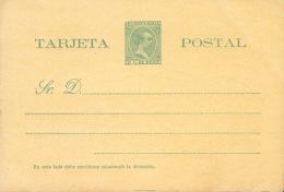 (*) EP7/8 1896. Puerto Rico. Entero Postal. 2 Ctvos Verde Y 3 Ctvos Castaño Rojo, Sobre Tarjetas Entero Postales. - Puerto Rico