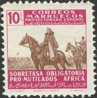 ** 32/35 1945. Marruecos. Beneficencia. Serie Completa. MAGNIFICA. (Edifil 2017: 55€) - Maroc Espagnol